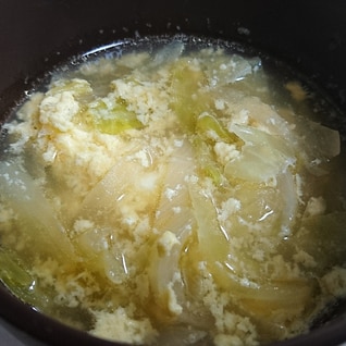卵入り野菜スープ